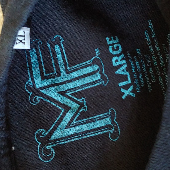 Spongebob Squarepants Neon Graphic T-Shirt Black Size XL - Picture 4 of 4